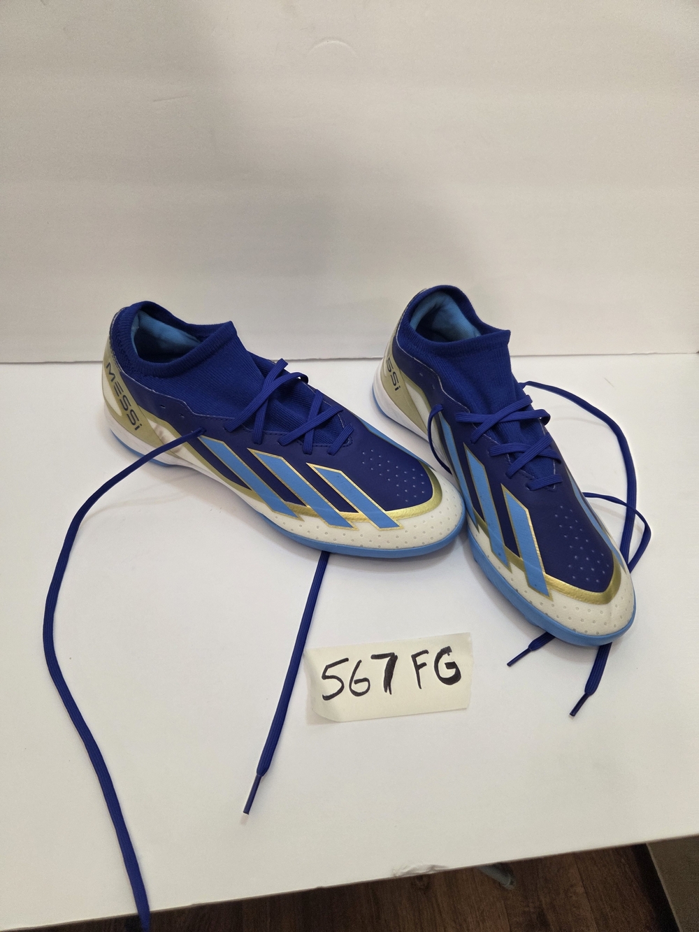 Adidas Men’s Blue Soccer Cleats